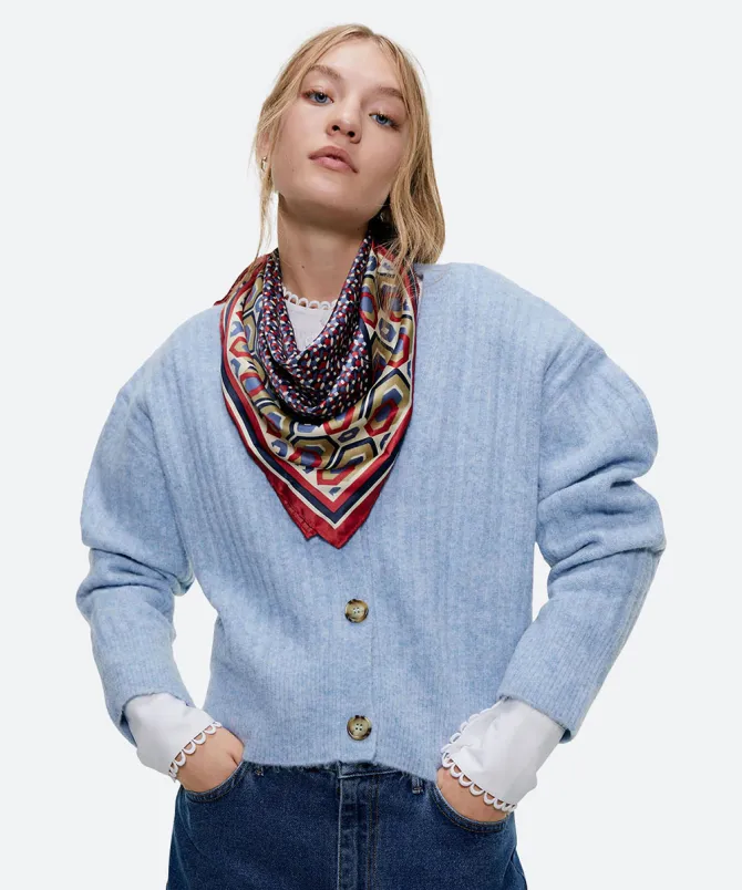 Geometric print Scarf