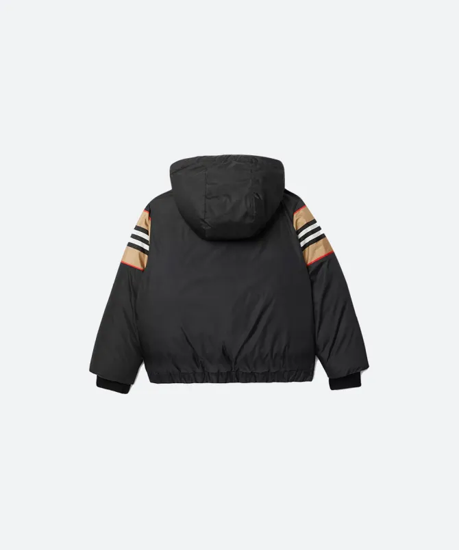 Stripe Panel Down-filled